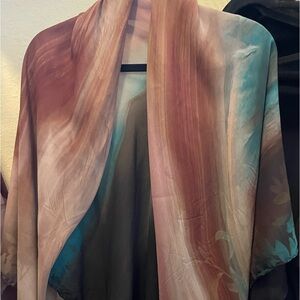 100% silk square hijab 150cm x 150cm multi color